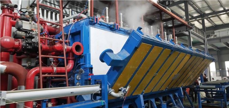 Mesin Cetak Blok Konstruksi Busa EPS
